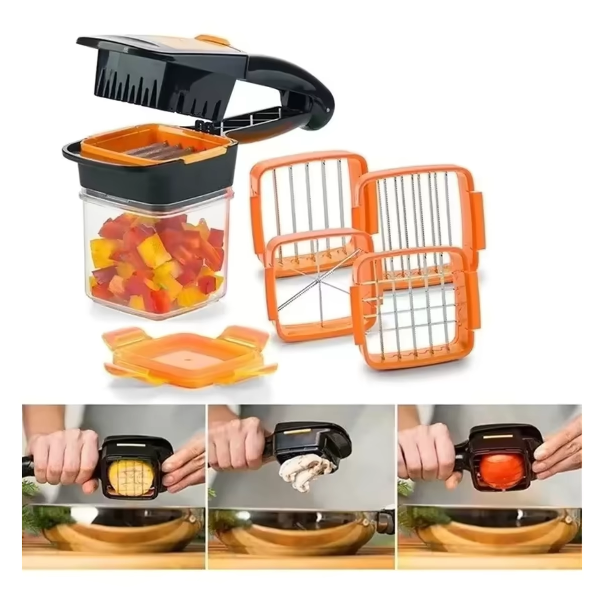 Cortador de Verduras: Nicer Dicer Quick 5 en 1 1 Cortador de Verduras: Nicer Dicer Quick 5 en 1